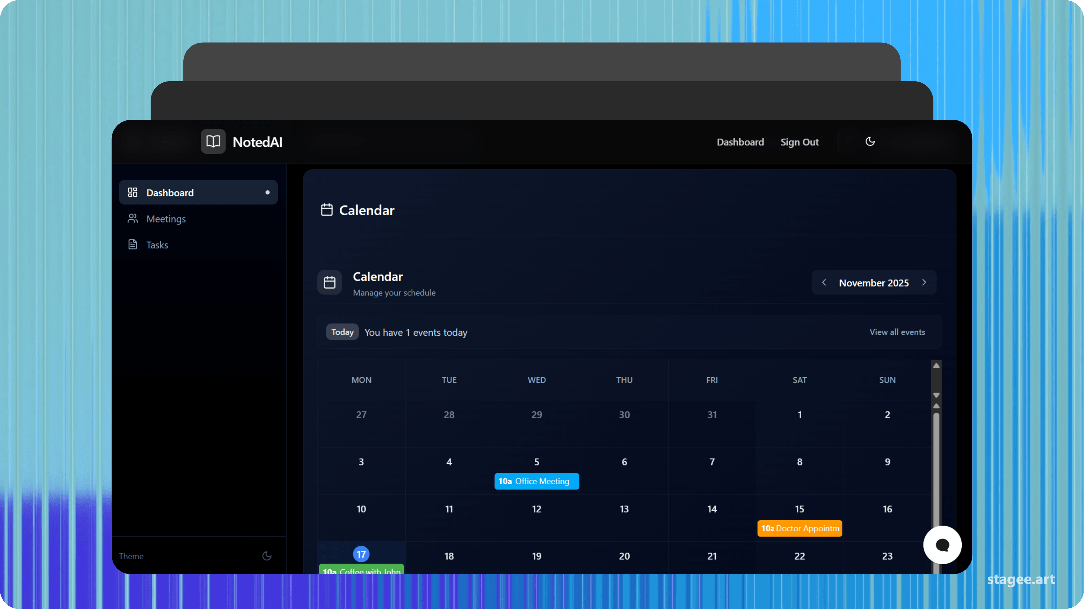 NotedAI project cover